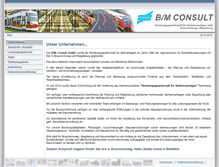 Tablet Screenshot of bmconsult.de